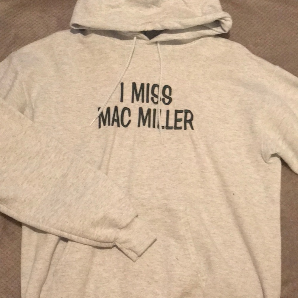 Light Grey "I Miss Mac Miller" Hoodie